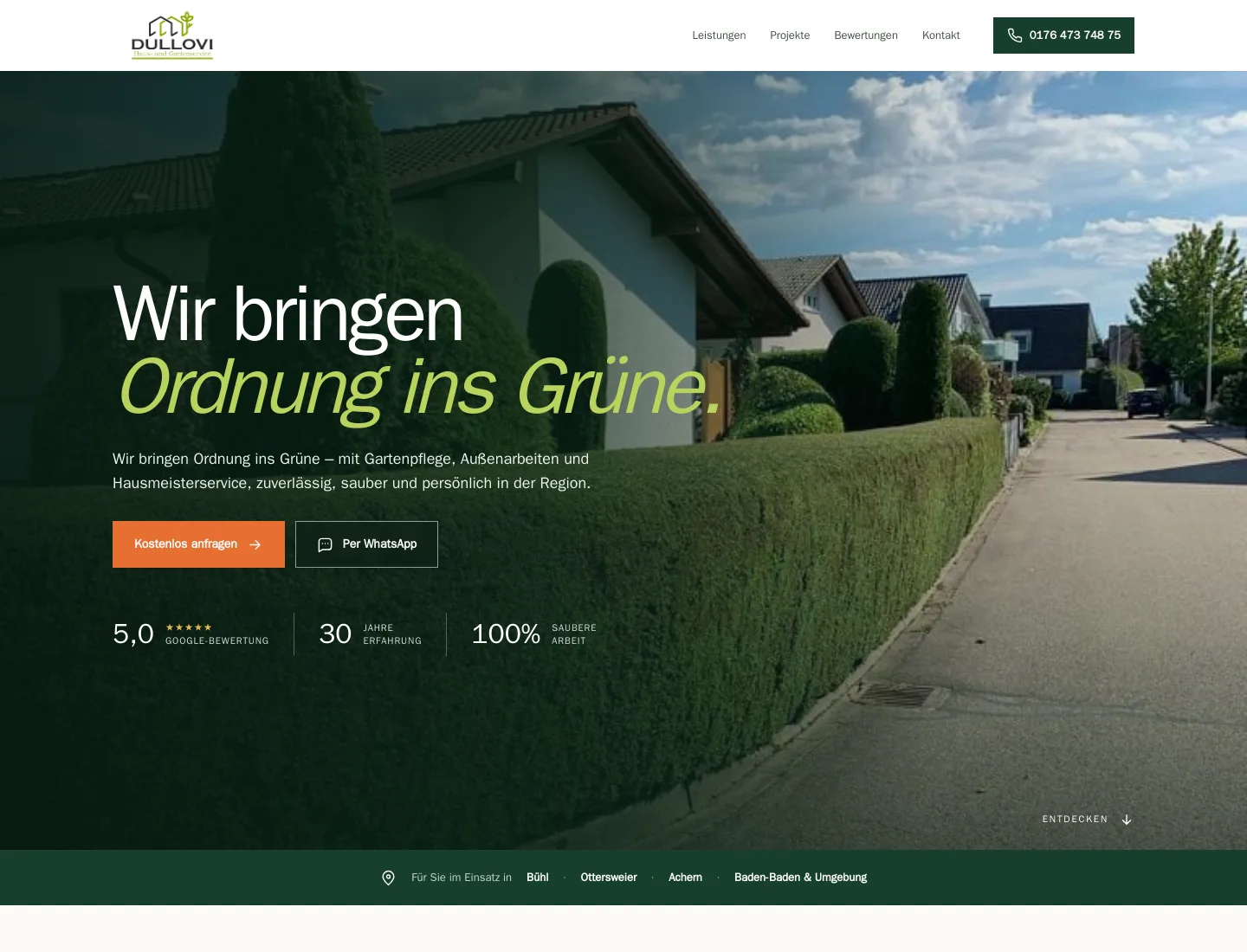 Startseite von dullovi.de am Rechner